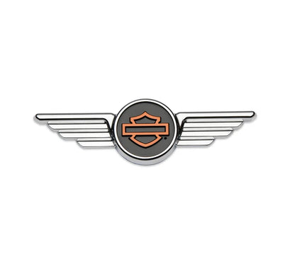 WINGED B&S DECORATIVE MEDALLION (CHROME)