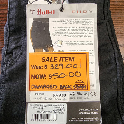 DAMAGED STOCK - BULL IT FURY JEGGING US2/UK6