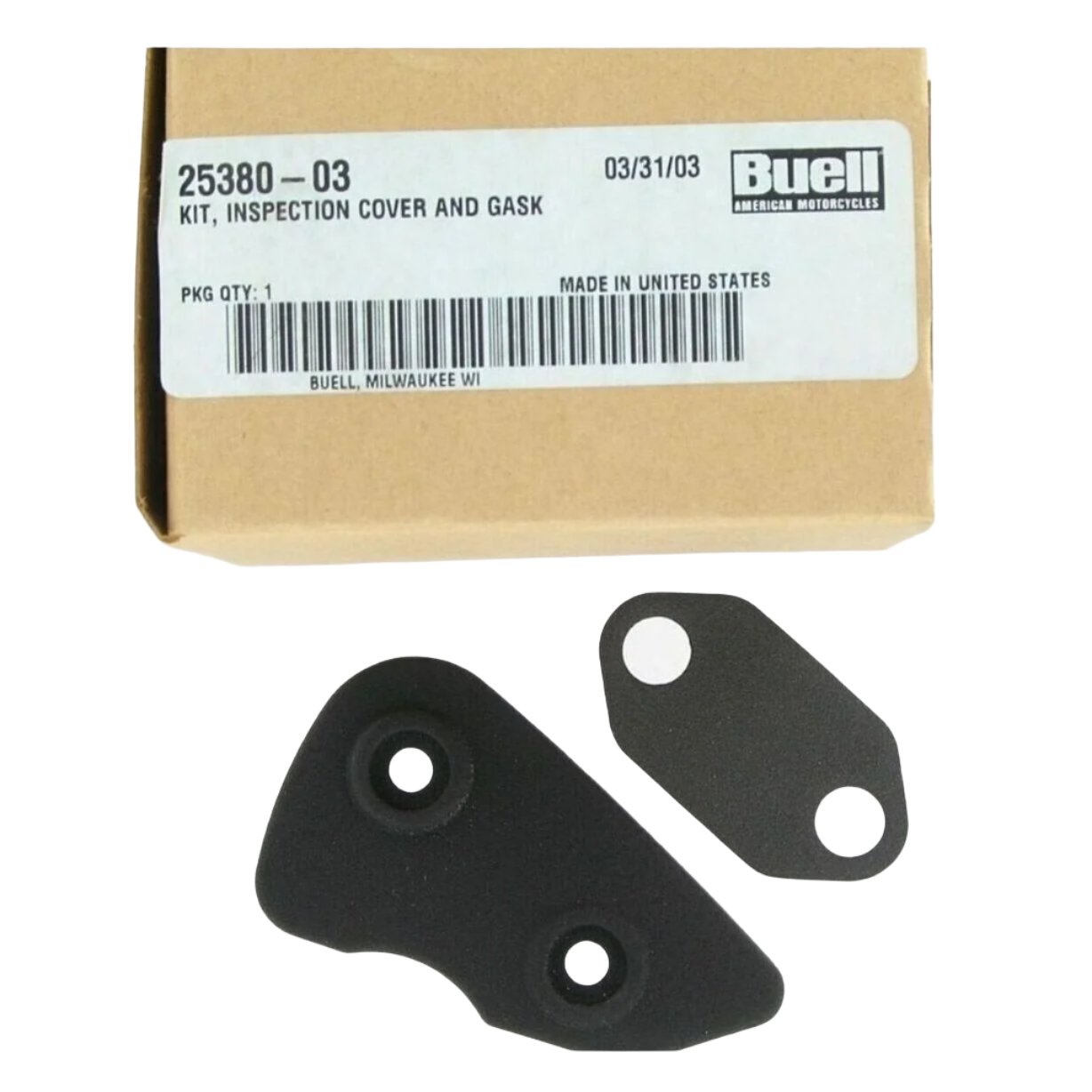 BUELL CHAIN INSPECTION COVER & GASKET KIT - XB MODELS