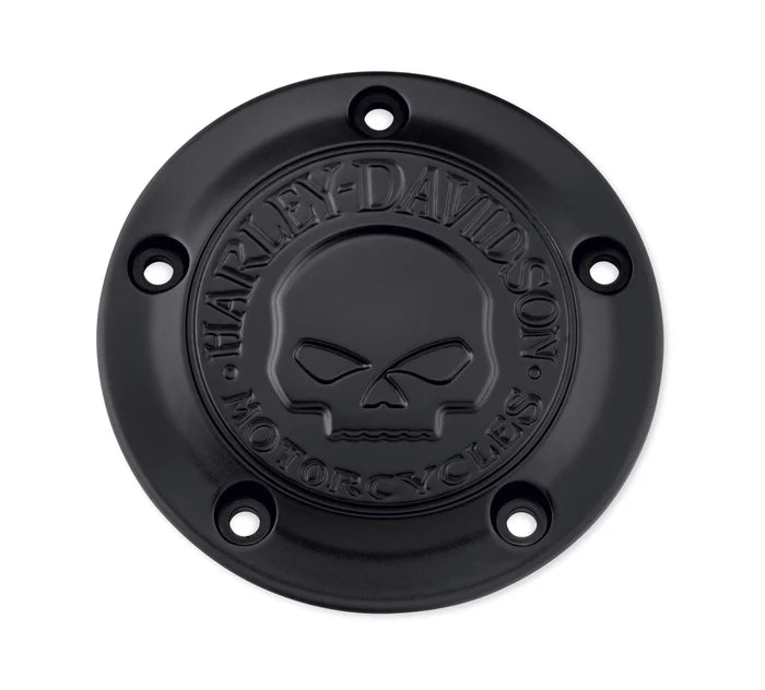 WILLIE G SKULL TIMER COVER - TWIN CAM (BLACK)