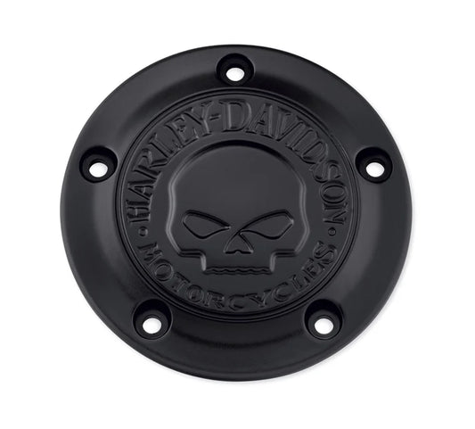 WILLIE G SKULL TIMER COVER - TWIN CAM (BLACK)