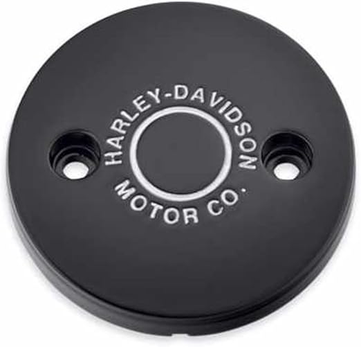 HARLEY-DAVIDSON MOTOR CO. LEFT SIDE MEDALLION - XG (BLACK)