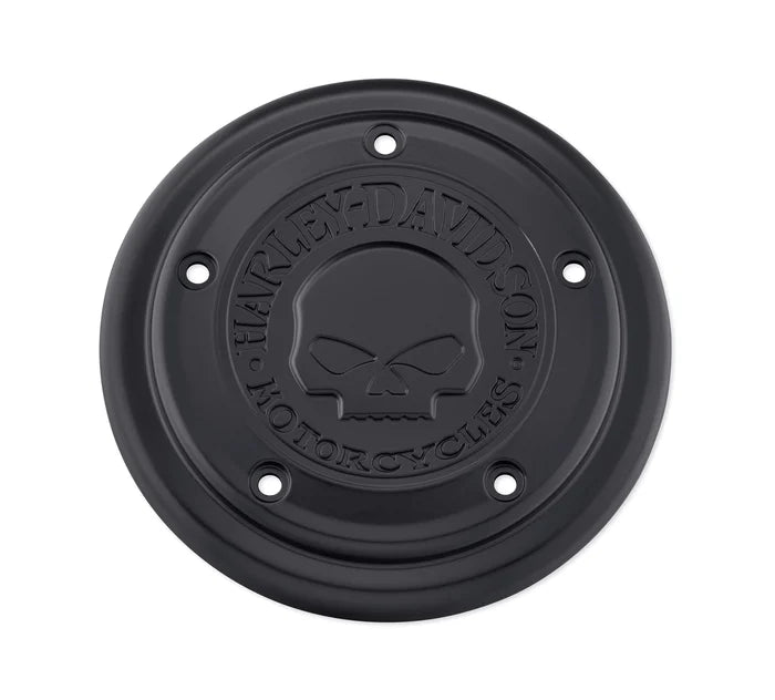 WILLIE G SKULL AIR CLEANER TRIM - NON M8 (BLACK)