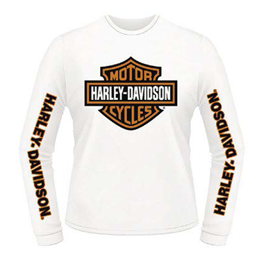 LARGE BAR & SHIELD LONG SLEEVE TEE