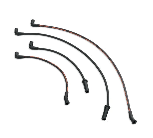 SCREAMIN' EAGLE 10MM PHAT SPARK PLUG WIRES M8 TOURING (BLACK)