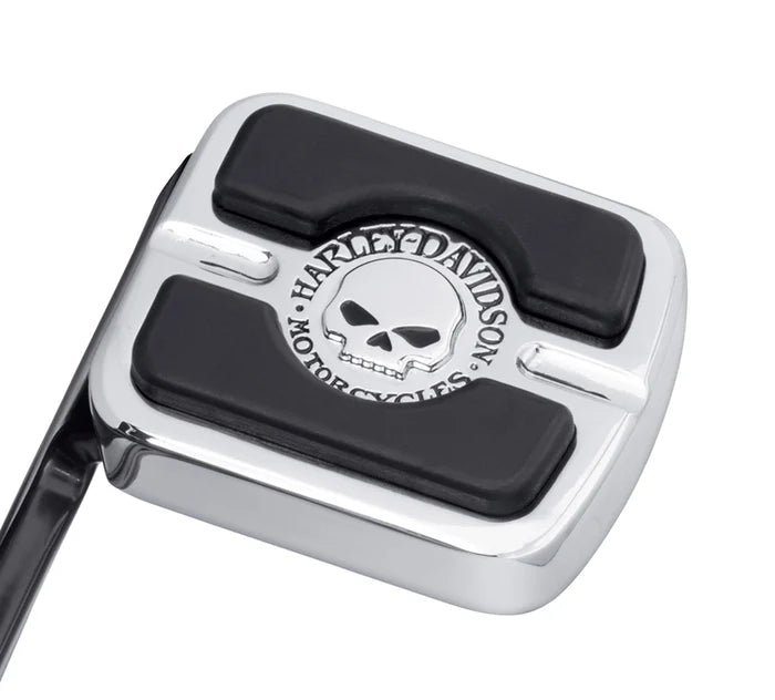 WILLIE G SKULL SMALL BRAKE PEDAL PAD (CHROME)