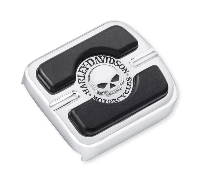 WILLIE G SKULL SMALL BRAKE PEDAL PAD (CHROME)