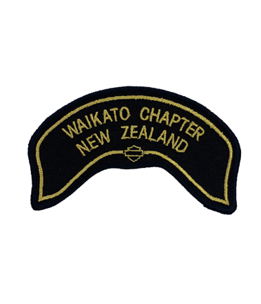 WAIKATO HOG NZ CHAPTER ROCKER