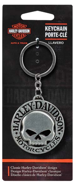 DOMED SKULL KEY CHAIN