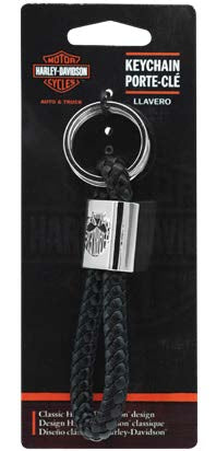 SKULL BRAID KEY CHAIN