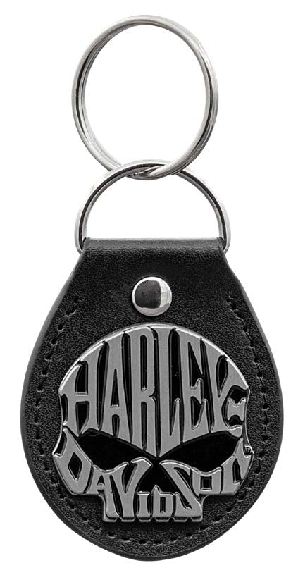 TEXT SKULL FOB KEY CHAIN