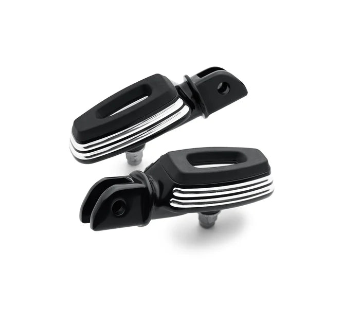 EMPIRE SMALL RIDER FOOTPEGS (BLACK MACHINE CUT)