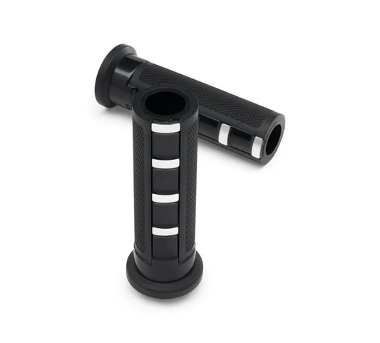 REVMAX WILD ONE HAND GRIPS - FBW (BLACK ANODIZED MACHINE CUT)