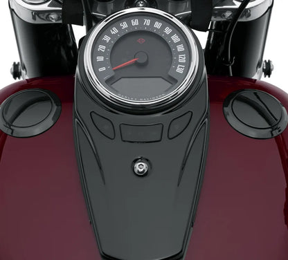 FLUSH MOUNT FUEL CAP - 18+ SOFTAIL (BLACK)