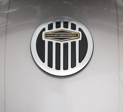 '66 COLLECTION FUEL CAP (GLOSS BLACK/BRUSHED ALUMINIUM)