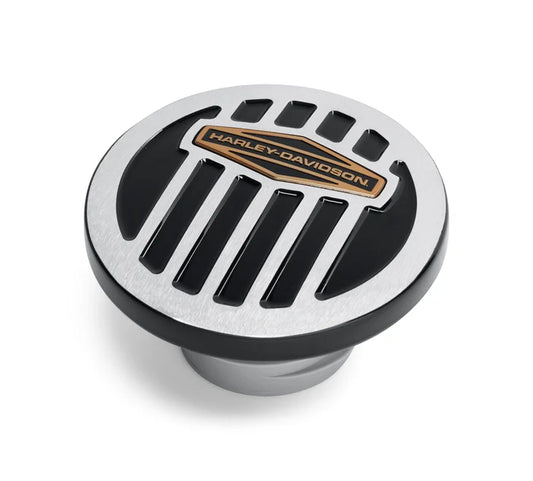 '66 COLLECTION FUEL CAP (GLOSS BLACK/BRUSHED ALUMINIUM)