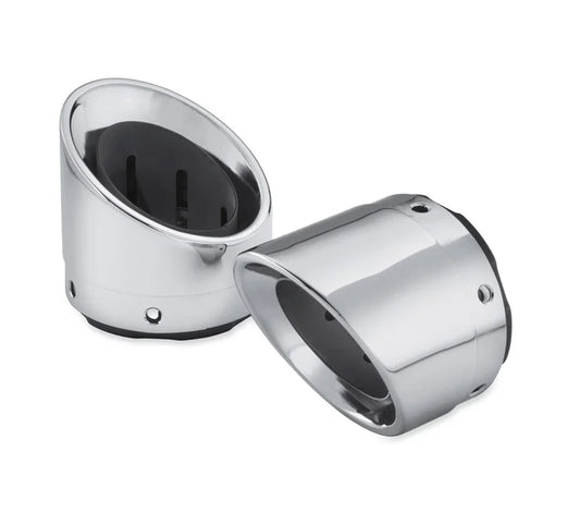 TWO-PIECE 4.5" END CAPS - TOURING (CHROME)