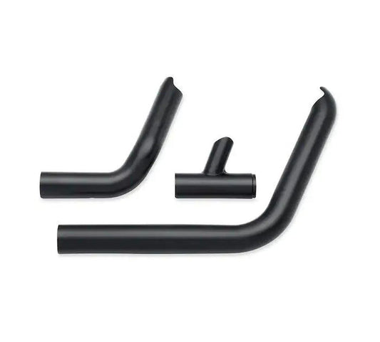 SOFTAIL EXHAUST SHIELD KIT (SATIN BLACK)