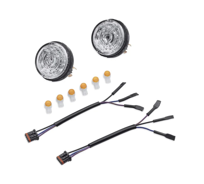 LED BULLET TURN SIGNAL INSERT KIT (AMBER LENS)