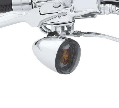 BULLET STYLE SMOKED TURN SIGNAL LENS KIT