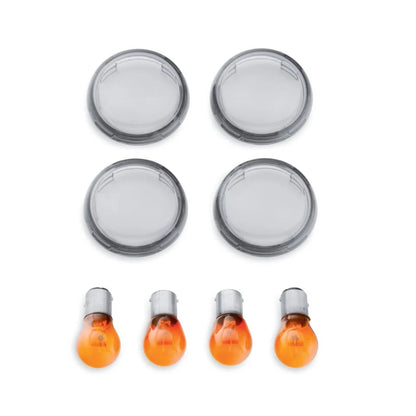 BULLET STYLE SMOKED TURN SIGNAL LENS KIT