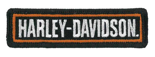 H-D ORANGE OUTLINE 3.5" PATCH