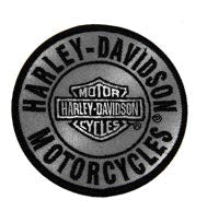 H-D REFLECTIVE ROUND 3" PATCH