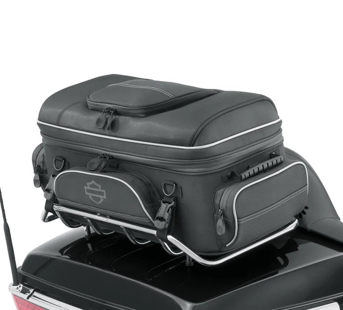 ONYX PREMIUM LUGGAGE TOUR-PAK RACK BAG (BLACK)