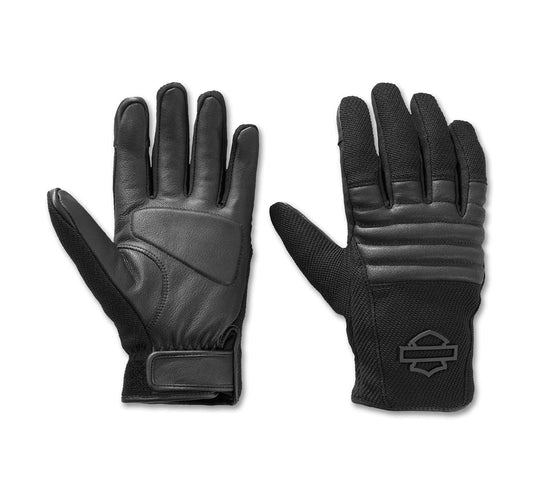 H-D DYNA KNIT LEATHER GLOVES