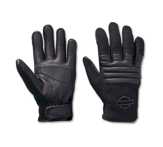 H-D DYNA KNIT LEATHER GLOVES