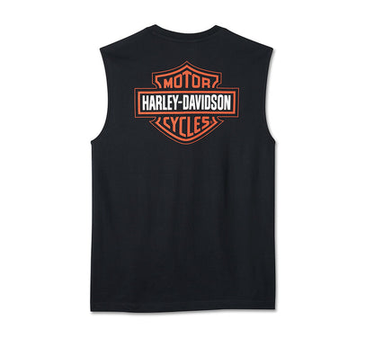 BAR & SHIELD MUSCLE TEE