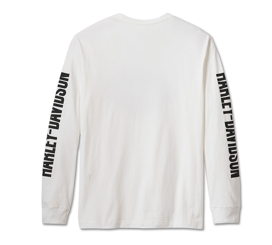 BAR & SHIELD LONG SLEEVE TEE