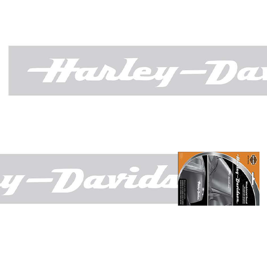 H-D SCRIPT WINDSHIELD DECAL - WHITE