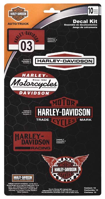 RACE INSPIRED DECAL KIT - VINTAGE RED 10 PACK