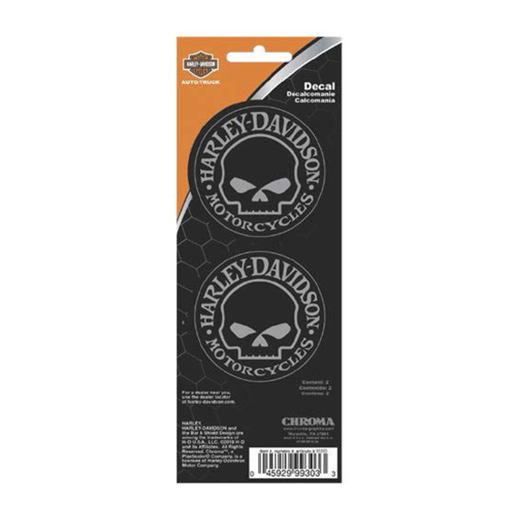 SMALL SKULL DECALS - 2 PACK