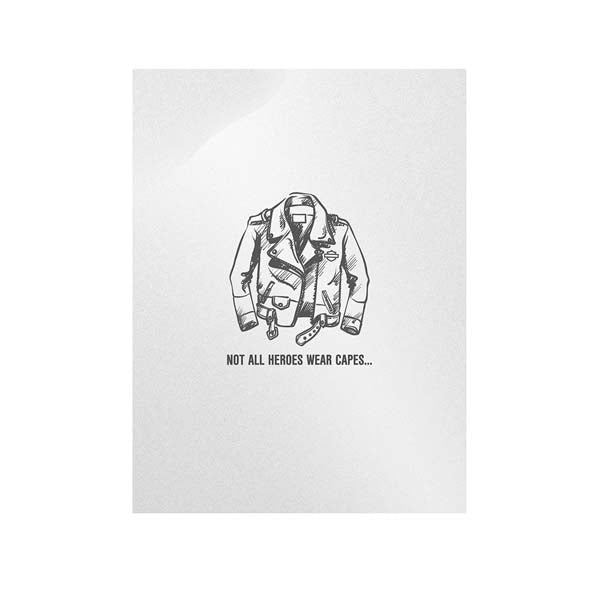 NOT ALL HEROS - FATHER'S DAY CARD