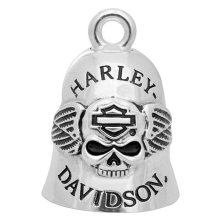 H-D SKULL & WING RIDE BELL