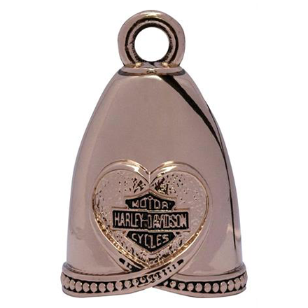 ROSE GOLD HEART RIDE BELL