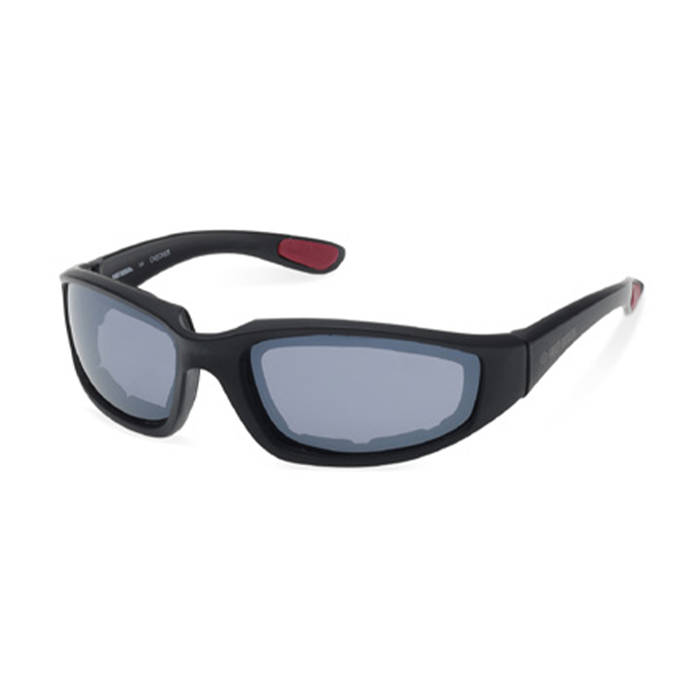 H-D CHECKER SUNGLASSES - SMOKE MIRROR LENS