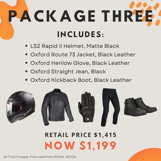 MEN'S RIDING GEAR PACKAGE 3