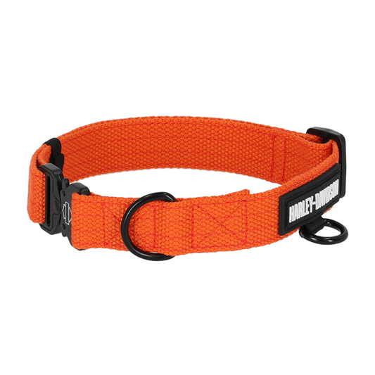 H-D NYLON COLLAR - ORANGE