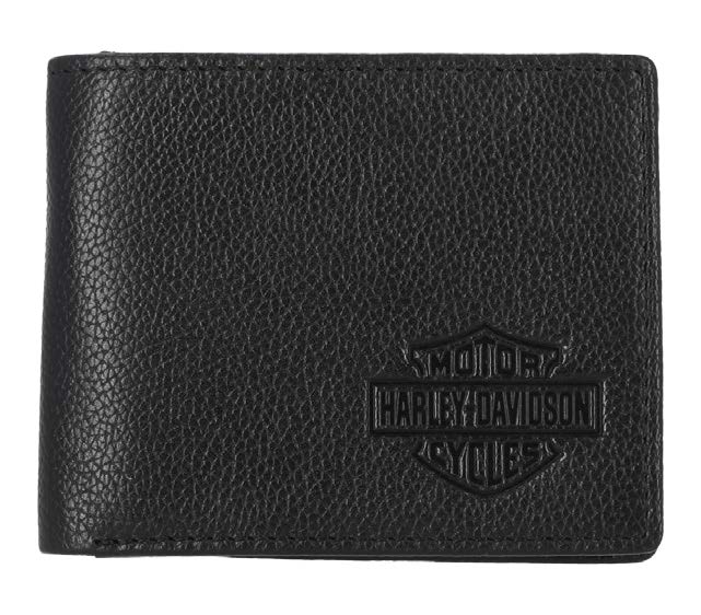 BAR & SHIELD LEATHER WALLET WITH PASSCASE