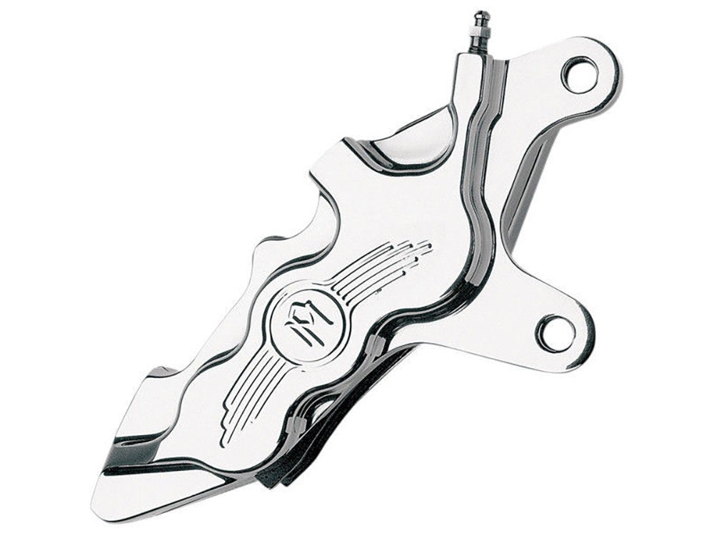 PERFORMANCE MACHINE RIGHT HAND FRONT 6 PISTON CALIPER (CHROME)