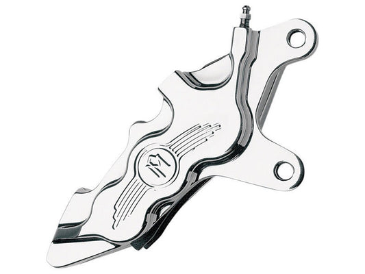 PERFORMANCE MACHINE RIGHT HAND FRONT 6 PISTON CALIPER (CHROME)