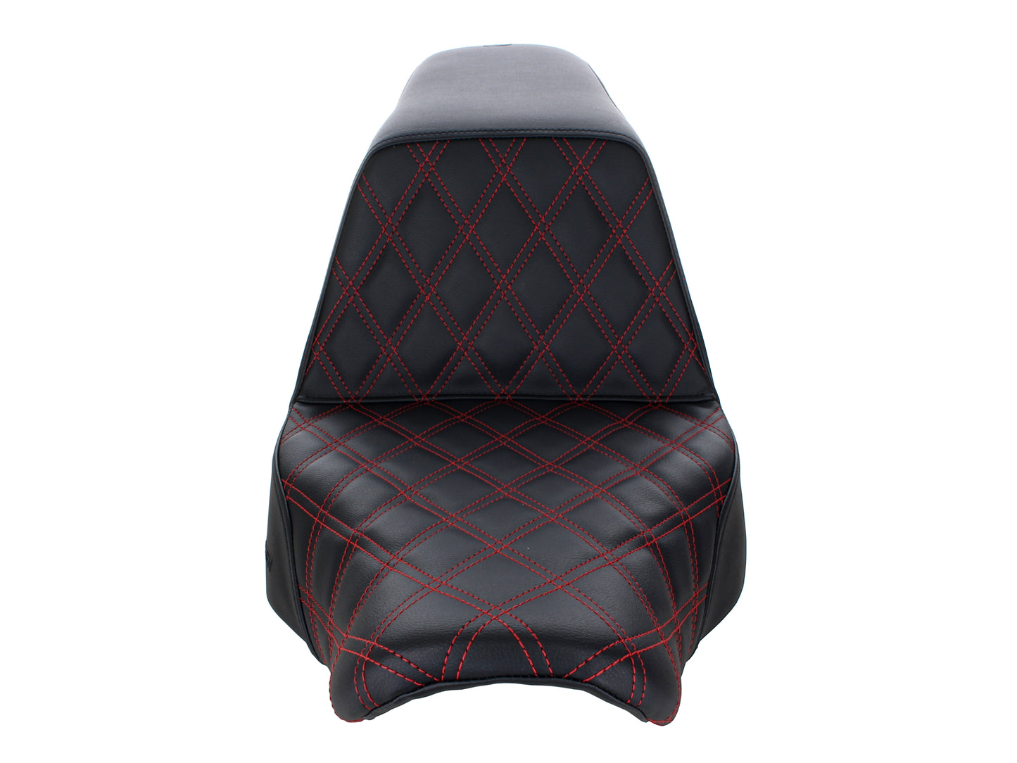 SADDLEMEN STEP-UP LS DUAL SEAT (RED STITCH)