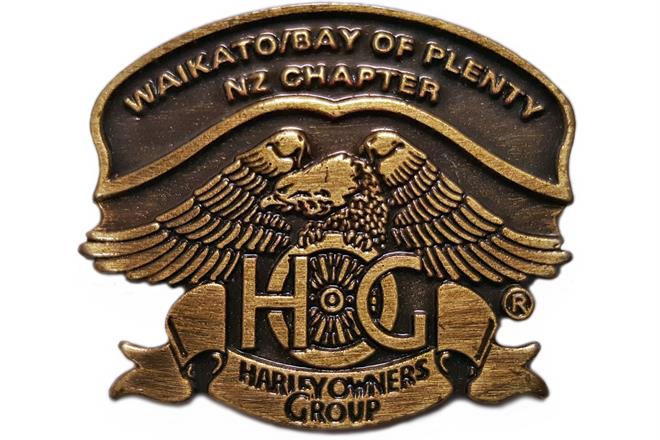 H.O.G WAIKATO/BAY OF PLENTY NZ CHAPTER PIN