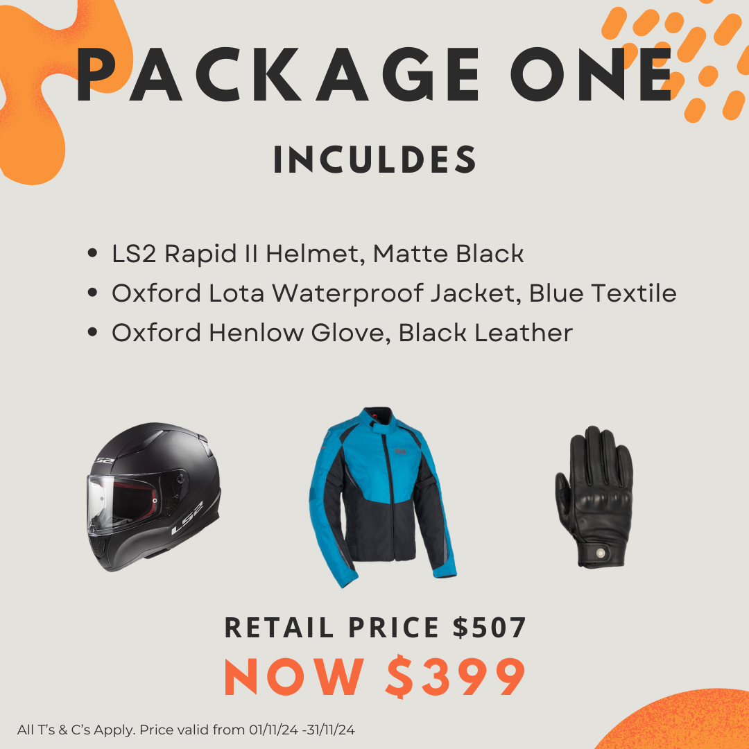 WOMEN'S RIDING GEAR PACKAGE 1