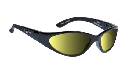 SLIM PHOTOCHROMIC MOTORCYCLE SUNGLASSES - YELLOW